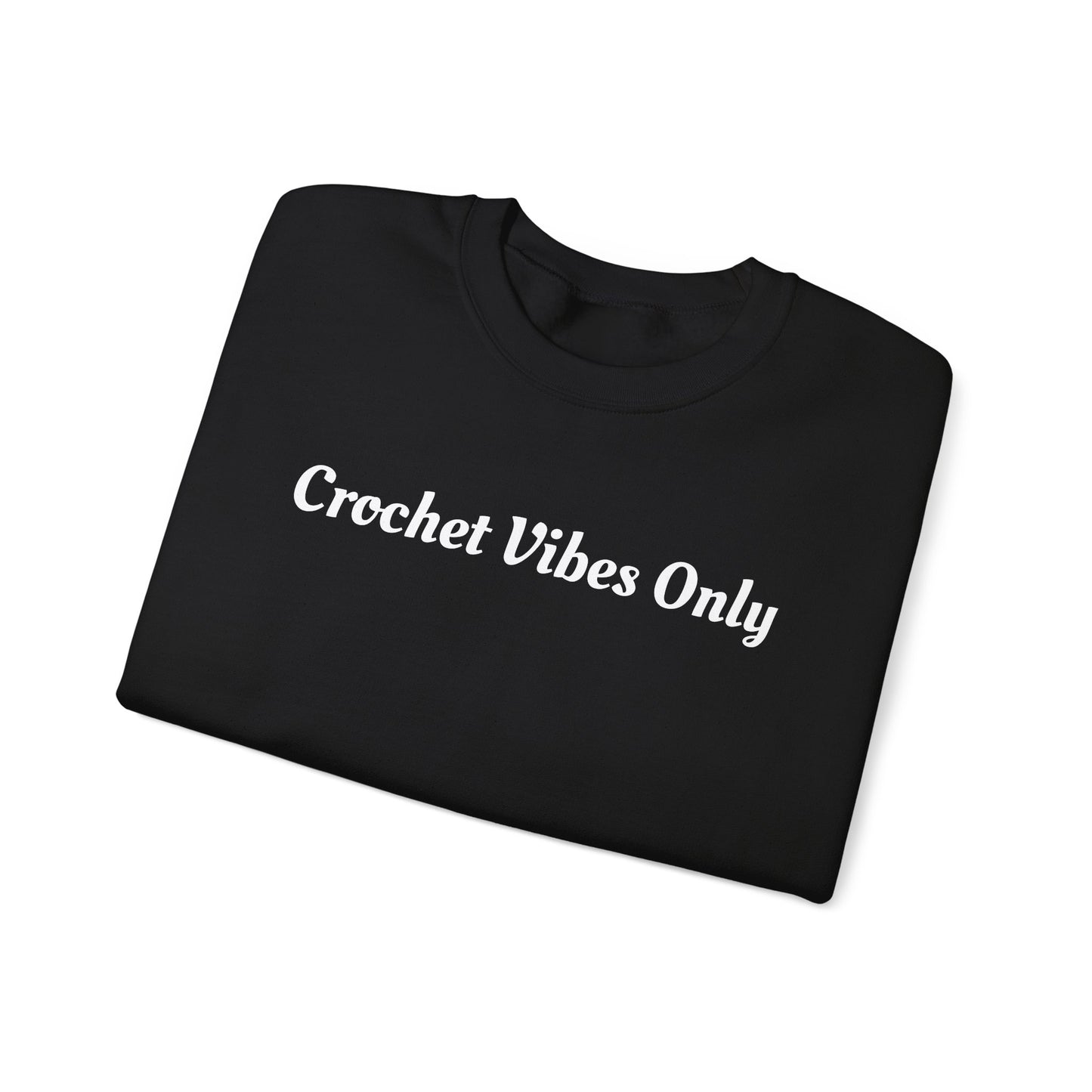 Crochet Vibes Only Crewneck