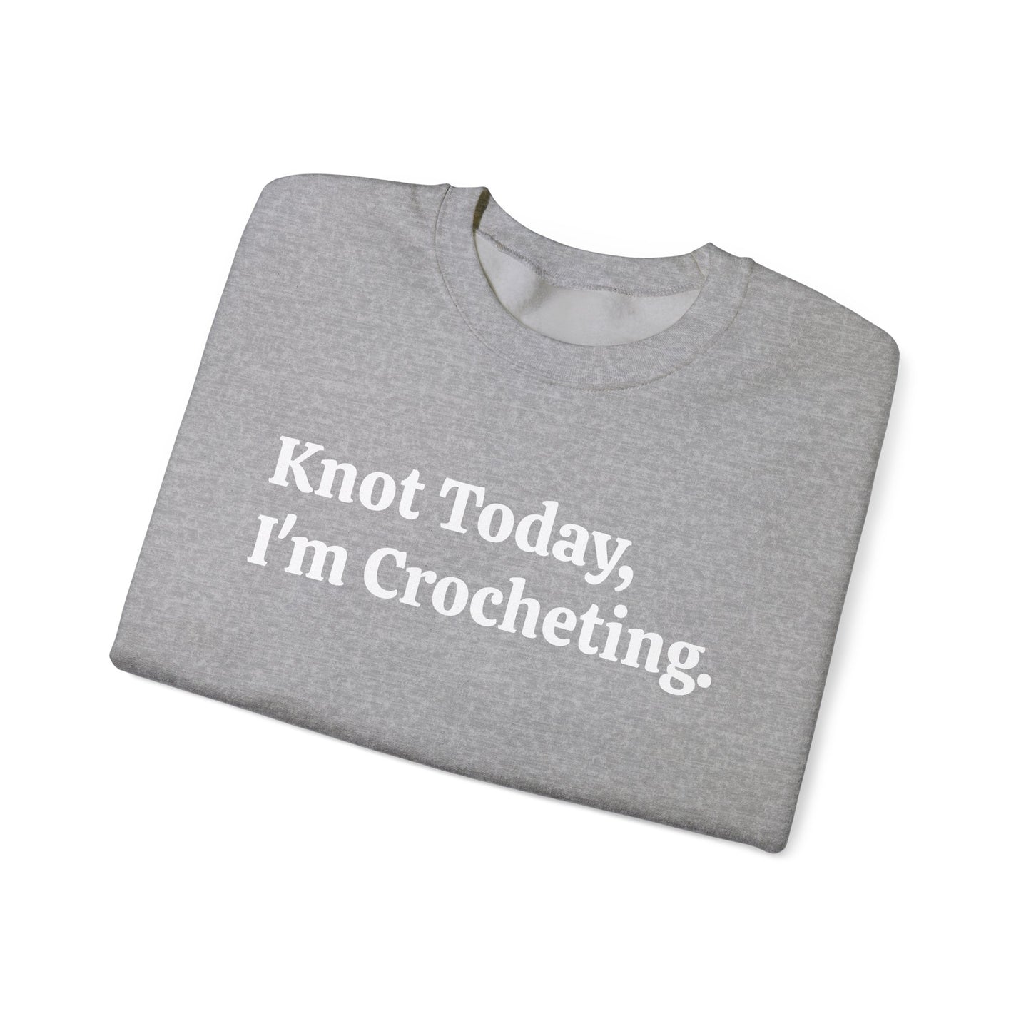 Knot Today, I'm Crocheting Crewneck